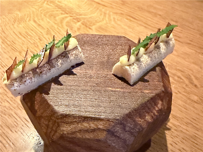 monkfish canape